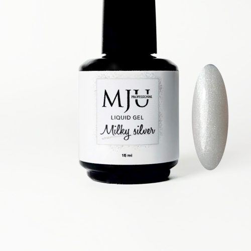 LIQUID GEL MILKY SILVER, 15 мл