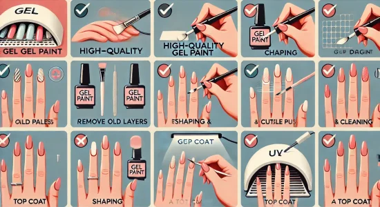 Как правильно использовать гель-краску для дизайна ногтей