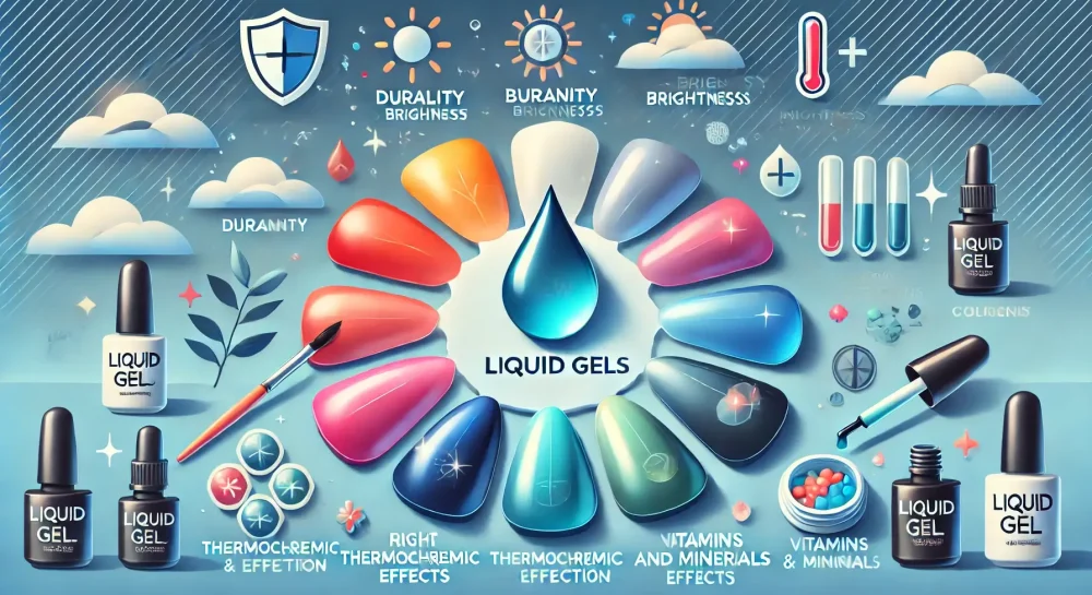 Обзор новинок жидких гелей для ногтей