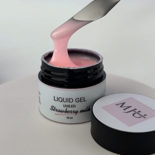 LIQUID GEL STRAWBERRY MILK, 15 мл